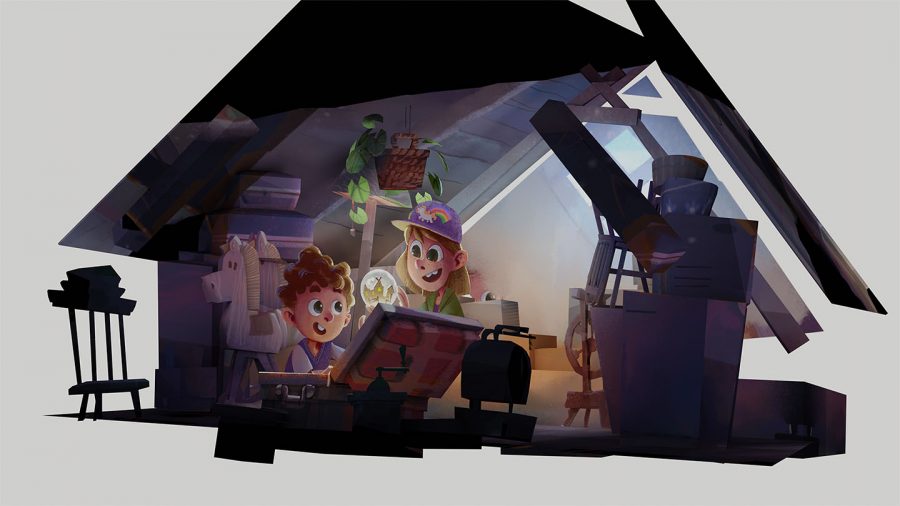 Projection Mapping Szene 2 - Konzeptbild von Tobias Trebeljahr
